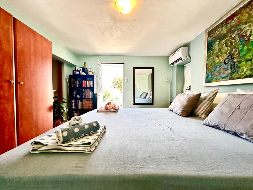 Rest and recharge in the king-size bed