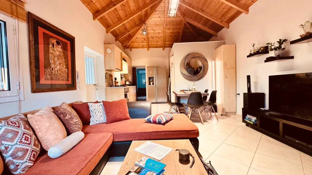 The living room at Villa Georgia
