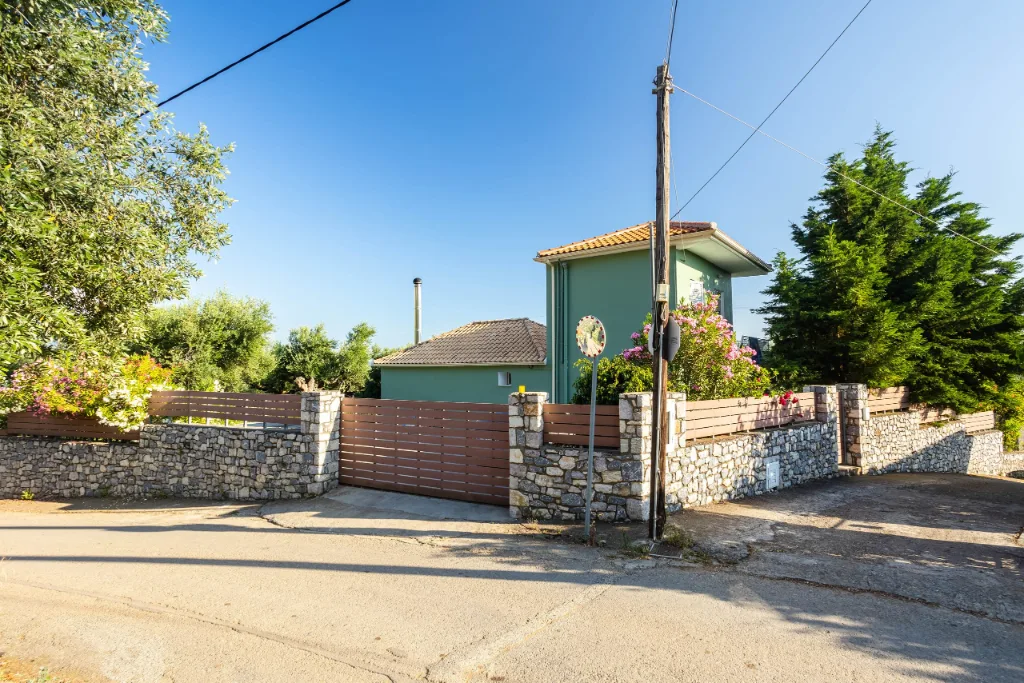 The grounds around the house